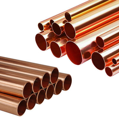 Qualität  C10100 C10200 99.9% Pure Copper Piping C11000 15mm 22mm For Water Pipes usine