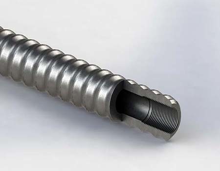Volle verlegte hohle Anker-Stahlstange Rod 50 Millimeter-Selbstbohrungs-Felsen-Bolzen